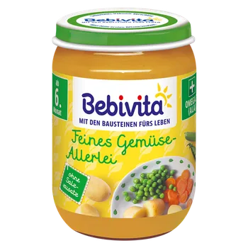 BEBIVITA ZELENINOVÝ PŘÍKRM MRKVIČKA HRÁŠEK BRAMBORY NĚMECKO!