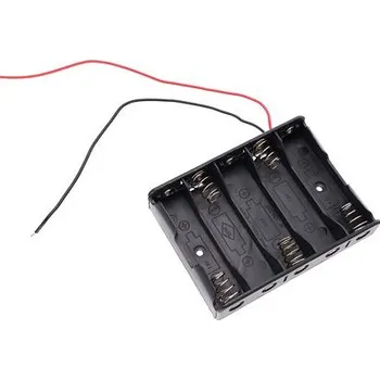Článková baterie Držák otevřený 5xAA baterií akumulátoru baterie holder