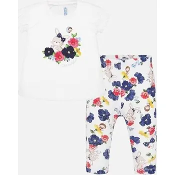 Kojenecká souprava komplet legínky se zvířátky a letní tričko Mayoral 1707 velikost 80
