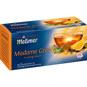 MESSMER ČERNÝ ČAJ MADAME GREY 43,75g NĚMECKO!