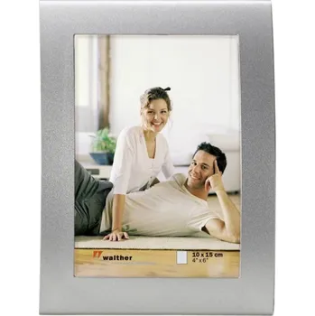 Rám na obraz walther+ design TP015S vyměnitelný fotorámeček Formát papíru: 10 x 15 cm stříbrná