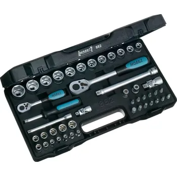 Klíč Hazet sada nástrčných klíčů, metrický, 1/4 (6,3 mm), 3/8, 46dílná, 882