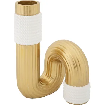 Váza Mauro Ferretti Váza ve tvaru vlny z polyresinu, výš, 18 cm