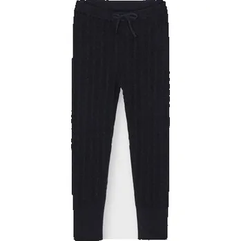 Dívčí kalhoty dívčí černé kamaše s copánkovým vzorem Mayoral 10143-45 velikost 140