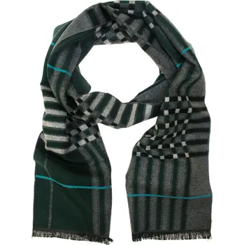 Šála Pánská šála Avantgard - šedá / zelená