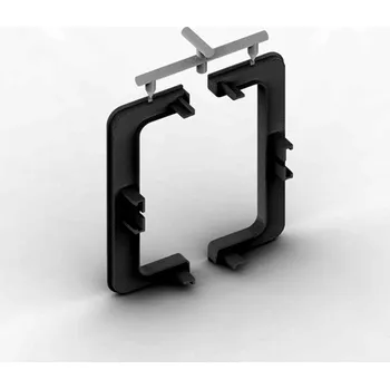 Nábytek TULIP Gola otevřená koncovka C profilu plast černá matná P+L (TULIP Gola otevřená koncovka C profilu plast černá matná P+L)