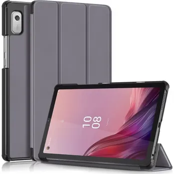 Pouzdro na tablet VSECHNONAMOBIL 56636 LEATHER Zaklápěcí obal pro Lenovo Tab M9 šedý