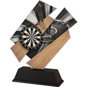 Trofej akrylátová - šipky - Text: Žádný Výška: 8,5cm