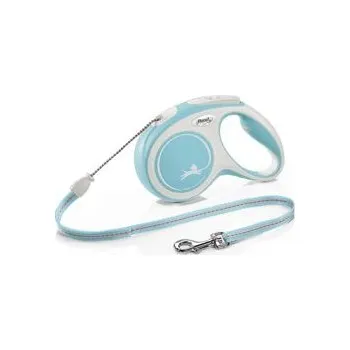 Vodítko pro psa Vodítko FLEXI Comfort M lanko 5m/20kg sv.modrá