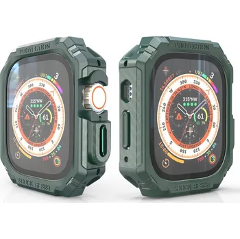 Příslušenství k chytrým hodinkám VSECHNONAMOBIL 54172 ARMOR Odolný kryt pro Apple Watch Ultra 1 / 2 / 3 49mm GREEN