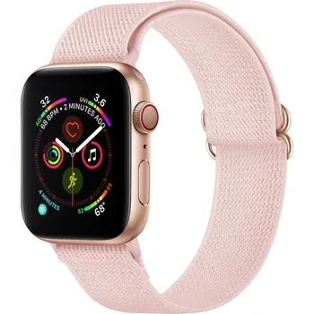 VSECHNONAMOBIL 50934 NYLON Řemínek pro Apple Watch Ultra 1 / 2 / 3 (49mm) / 8/7 (45mm) světle růžový