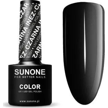 Přípravek na nehty Sunone Gel lak na nehty 5ml Black Inez