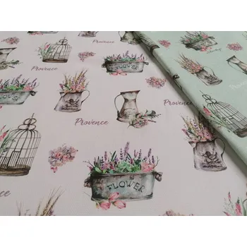 BYTEMA Dekorační látka PROVANCE-G bílá šíře 140 cm