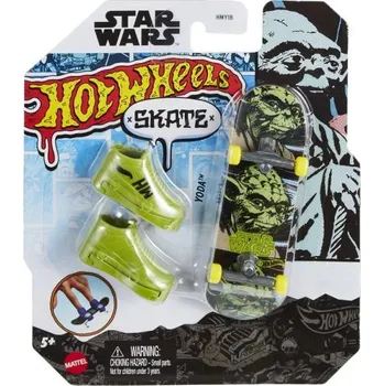 autodráha Hot Wheels SKATES TEMATICKÝ FINGERBOARD A BOTY-YODA