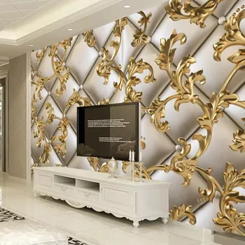 Fototapeta Solution Media 3D tapeta - Zlatý vzor MU2665 3 - 3D Relief - Vliesová tapeta - 320g/m2