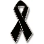 Odznak (pins) 19mm Stuha - černá