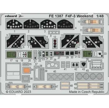 Plastikový model 1/48 F4F-3 Weekend (EDU)