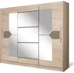 Nábytek PEGAS s.r.o. DOME - skříň DO4-24, Dub Sonoma/Capuccino