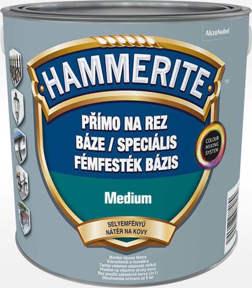 Hammerite Přímo na rez 2,5 l báze Medium od 1 072 Kč - Zbozi.cz