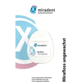 Zubní nit Hager & Werken Mirafloss Varianta: nit nevoskovaná , 20 m