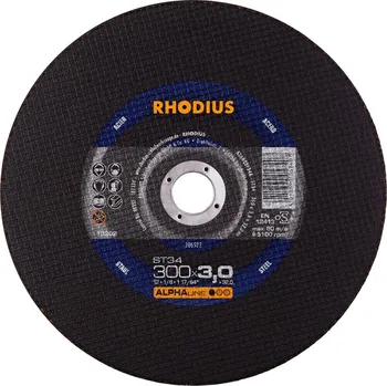 Brusný kotouč Rhodius 206523 | Řezný kotouč 300x3,0x32,0 mm, ST34