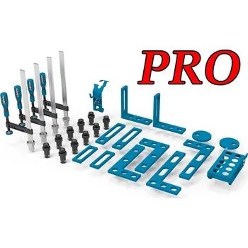 Příslušenství ke svářečce GPPH Sada příslušenství pro svařovací stoly PRO (28ks) - průměr děr 28mm