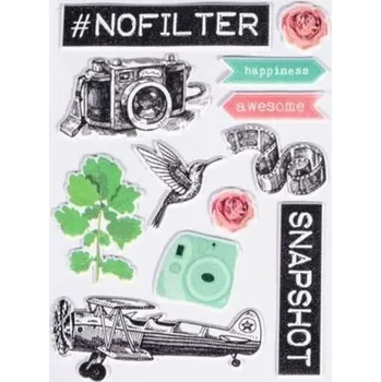 Rám na obraz FUJI Vintage koženkové nálepky