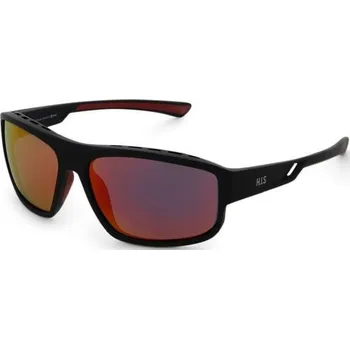 HIS 47105S černá mat červená, čočka žlutá zrcadlo polarizovaná 1