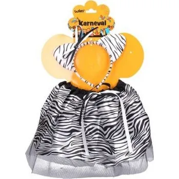 Karnevalový kostým Set karneval - zebra