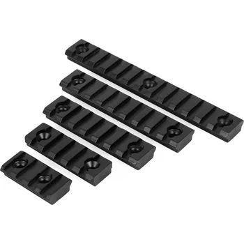 Sportovní střelba A.C.M. Set pěti RIS lišt pro KeyMod předpažbí - 4,5,7,9,13 slotů