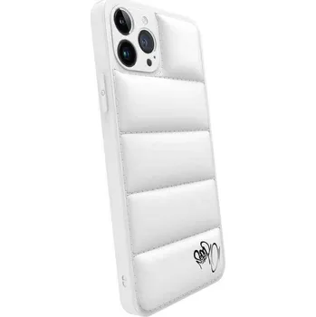 Pouzdro na mobilní telefon Picasee Puffer case pro Apple iPhone 15 - Separ Puffer - Bílá