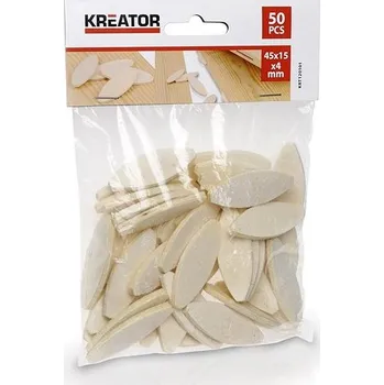 Šroub KREATOR Spojovací lamela 45 x 15 x 4 mm (50 ks) KRT120101