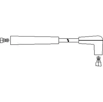 Zapalovací kabel zapalovací kabel, , 6137140, BREMI, 824/70