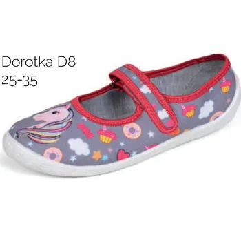 RAWEKS Dětská domácí obuv s vyndávací koženou stelkou DOROTKA D8 růžová 35