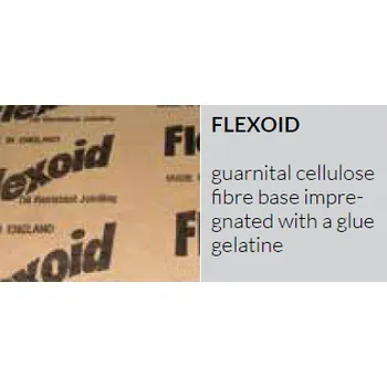 Těsnění motoru Těsnicí papír tloušťka 0,5mm, velikost 1m x 1m, materiál FLEXOLITE G, Colombo