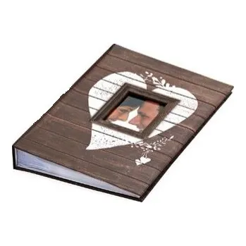 Fotoalbum Fotoalbum 10x15/300 foto RETRO HEARTS tmavé kph