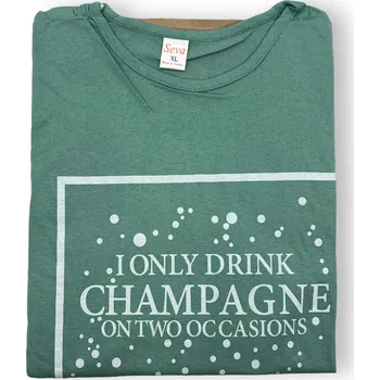 Dámské pyžamo Seva Dámská noční košile s dlouhým rukávem ANETA Barva: Mentolová, Velikost: 3XL