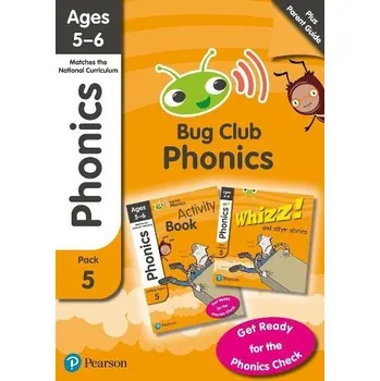 Cizí jazyk Bug Club Phonics Learn at Home Pack 5, Phonics Sets 13-26 for ages 5-6 (Six stories + Parent Guide + Activity Book) - Johnston, Rhona a Watson, Joyce a Shipton, Paul a Willis, Jeanne a Hawes, Alison a Lynch, Emma a Shipton, Vicky