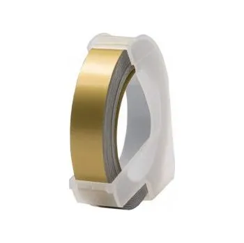 Pásek do tiskárny Kompatibilní páska s DYMO 3D Gold Do tiskárny OMEGA bílí tisk/zlatý podklad 3m/9mm (TBDY9X3GOLD)