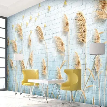 Fototapeta Solution Media 3D tapety - Stébla trávy MU3689 2 - Voděodolná hedvábná tkanina - Textilní tapeta lesklá - 200g/m2