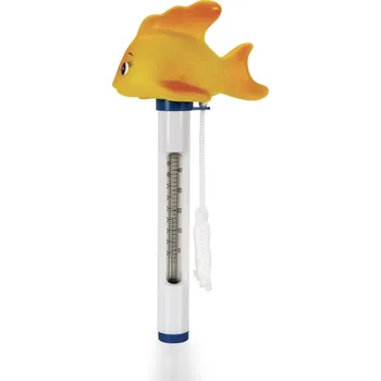 bazénový teploměr Clean Pool Bazénový plovoucí teploměr zlatá rybka