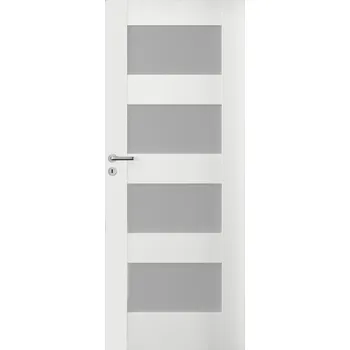 Interiérové dveře Interiérové dveře VERTE PREMIUM A - A4 - Bílá, pravé "70", zámek pro WC