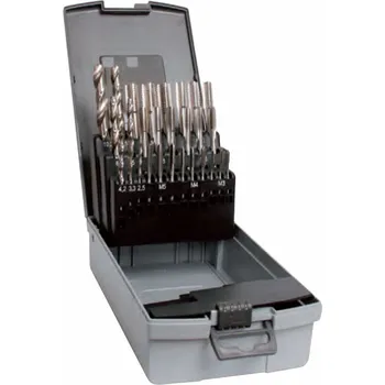 Závitořezný nástroj Narex zd 041139445506000 | Sada ručních sadových závitníků a vrtáků broušených v kazetě 9960 rýchlorezná oceľ, M3 - M12 pre oceľ, prechodná a slepá diera