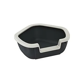 Toaleta pro kočku WC kočka rohové s rámem DAMA FP