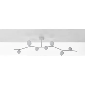 Brokis Luxusní stropní svítidlo Ivy PC1228 Ceiling 7, 169,8 cm Barva skla: Triplex opál, Stmívání: nestmívatelná verze (CEDV1457)