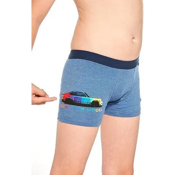 Chlapecké oblečení Cornette boxerky chlapecké 700/128 BEST CAR - jeans, 110-116 (Chlapecké boxerky Cornette)