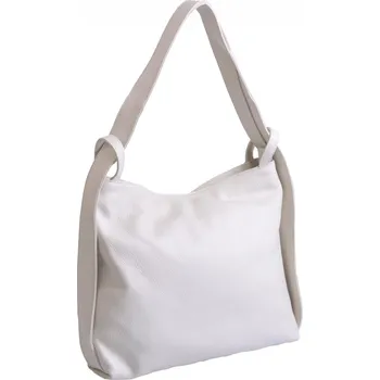 Kabelka Velká kožená kabelka a batoh v jednom LI-1488 béžová, Estelle