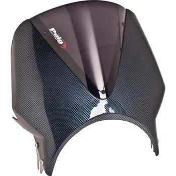 Plexi štít PUIG VISION 005CF karbonový vzhled/kouřová