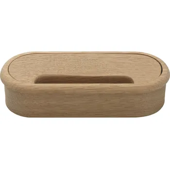 kabelová chránička Interex design Dřevěná kabelová průchodka OVAL 150 / Dub surový