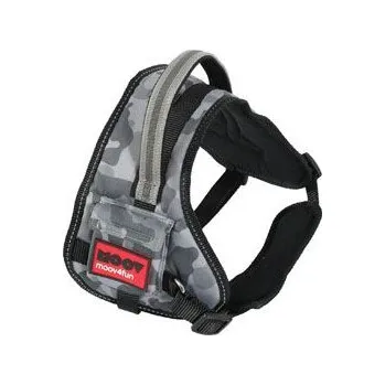 Postroj pro psa Postroj MOOV nastavitelný šedá kamufláž XL Zolux